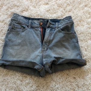 High waisted shorts